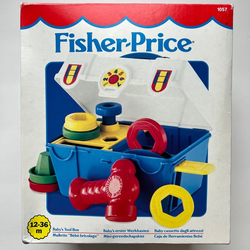 Vintage Fisher-Price Baby’s Toolbox
